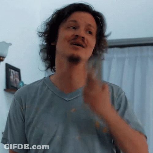 Long Haired Man Sigh Of Relief GIF