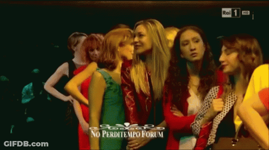 Long Line Waiting Impatient Paola Cortellesi GIF