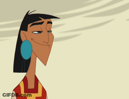 Long Neck Cartoon Character Pointing GIF