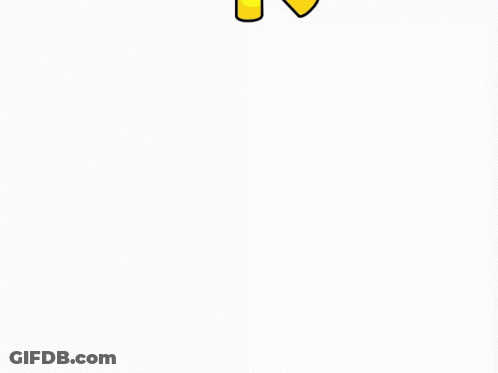 Long Nose Cartoon Character Next To Gray Object GIF