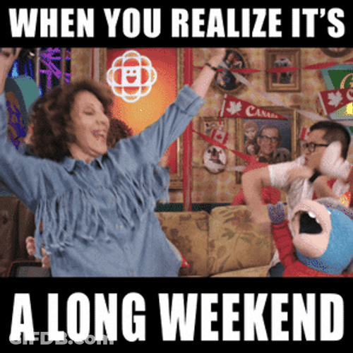 Long Weekend Full House Celebration GIF
