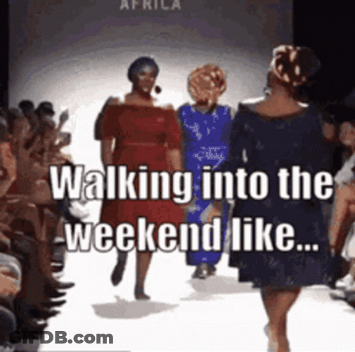 Long Weekend Grooving On Runway GIF