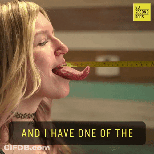 Longest Tongue In The World GIF
