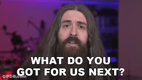 Longhaired Bearded Man What Do You Got Next GIF
