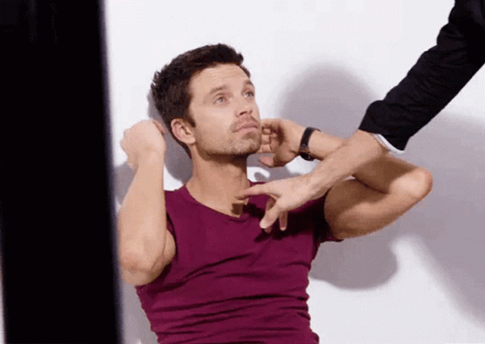 Look At That Sebastian Stan GIF
