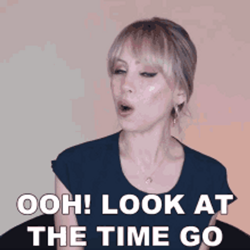 Look At The Time Go GIF