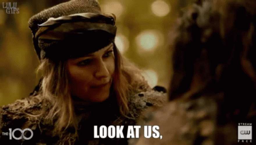 Look At Us Finishing Each Other Thoughts GIF