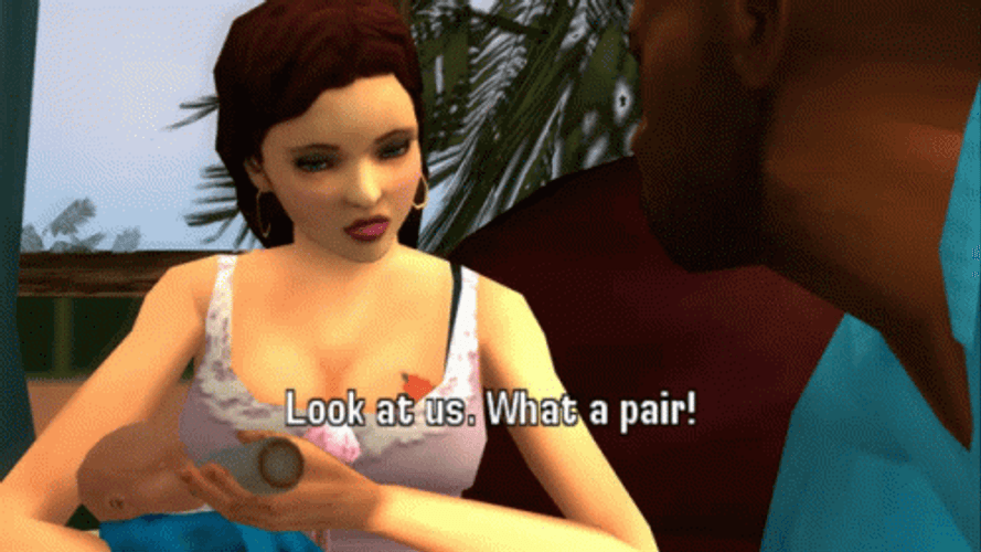 Look At Us What A Pair GIF