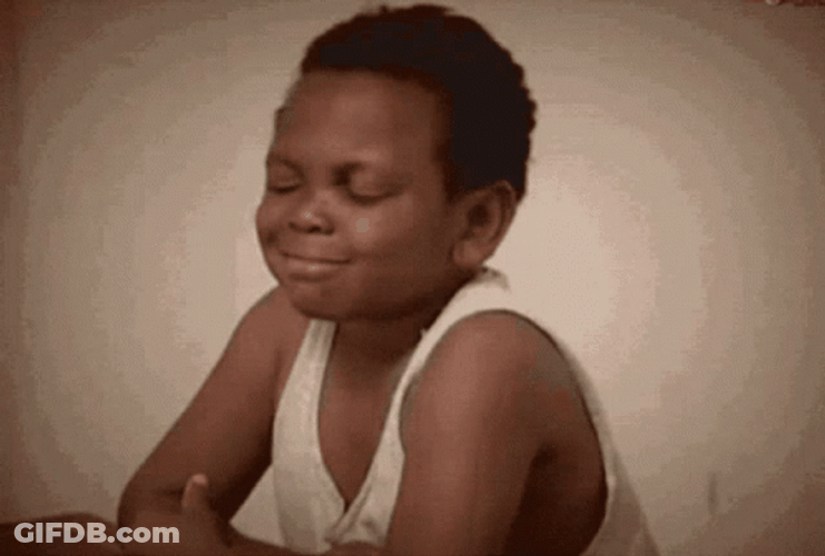 Look Away Cover Smiling Kid GIF