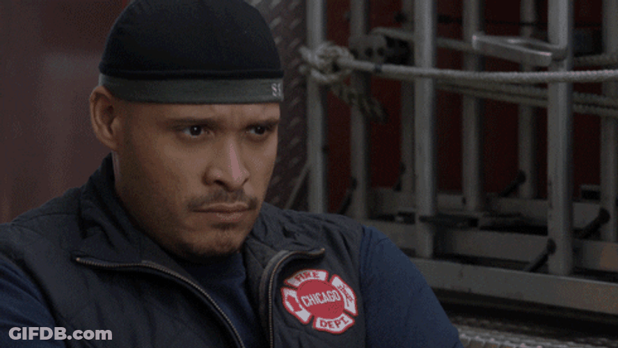 Look Away Excuse Me Chicago Fire GIF