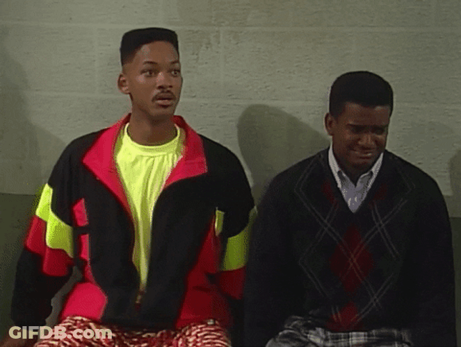 Look Away Scared Will Smith GIF