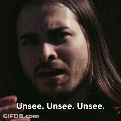 Look Away Shocked No LOWLIVES GIF