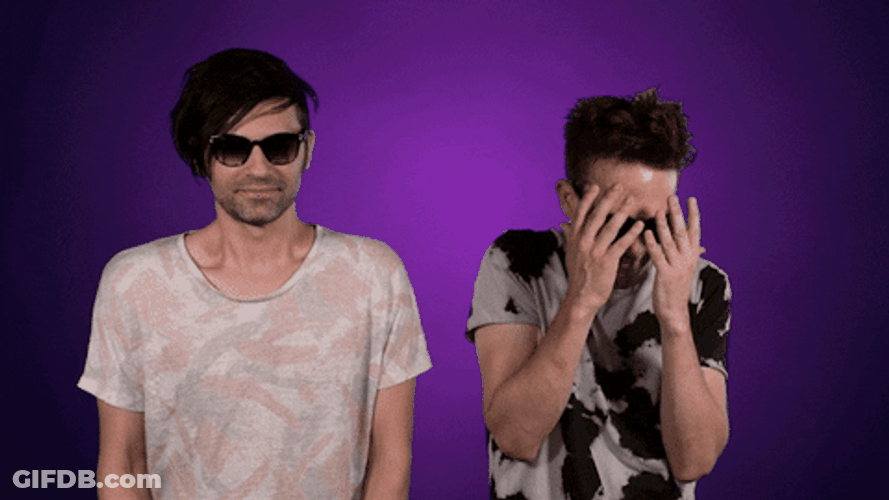 Look Away Shy Cringe Night Drive GIF