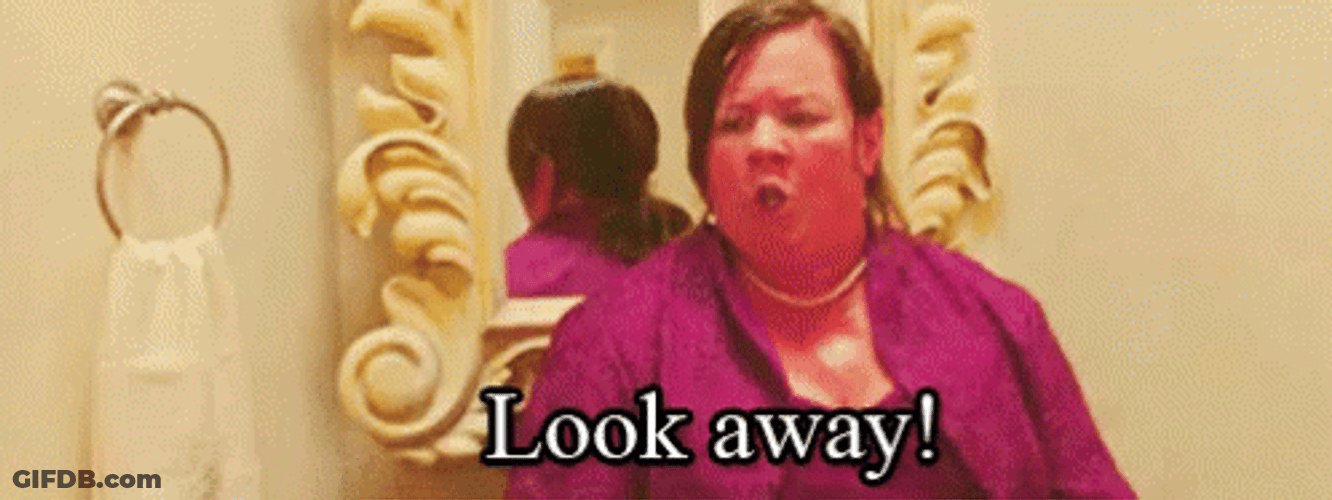 Look Away Toilet Melissa McCarthy GIF