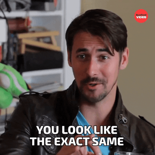 Look Like Exact Same Shocked Reaction GIF