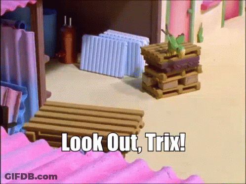 Look Out Trix Cartoon Scene GIF