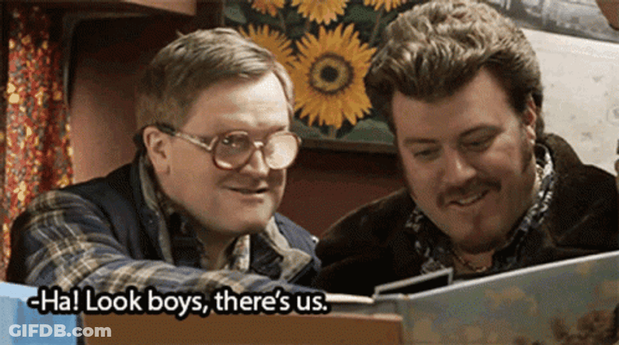 Look There Us Bubbles And Julian Trailer Park Boys GIF