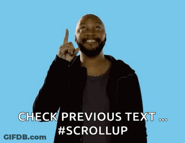 Look Up Please Read Hashtag Scroll Up GIF