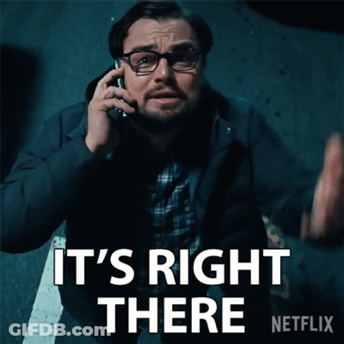 Look Up Right There Leonardo DiCaprio GIF
