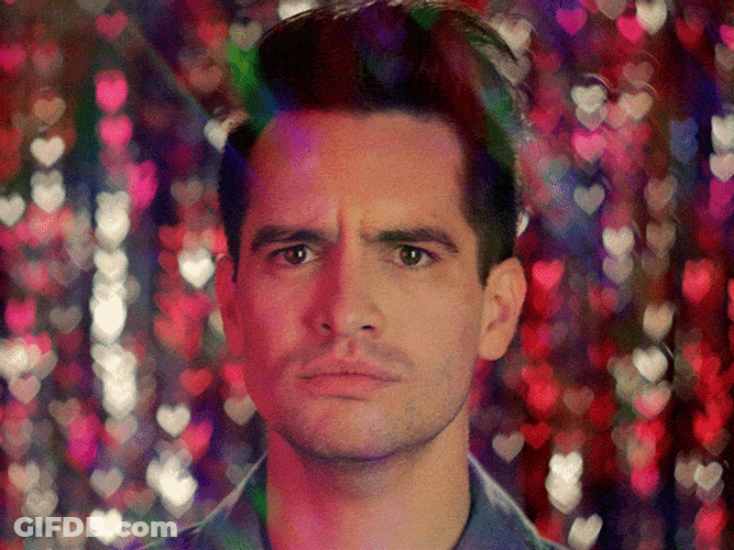 Looking Around Who Me Brendon Urie GIF
