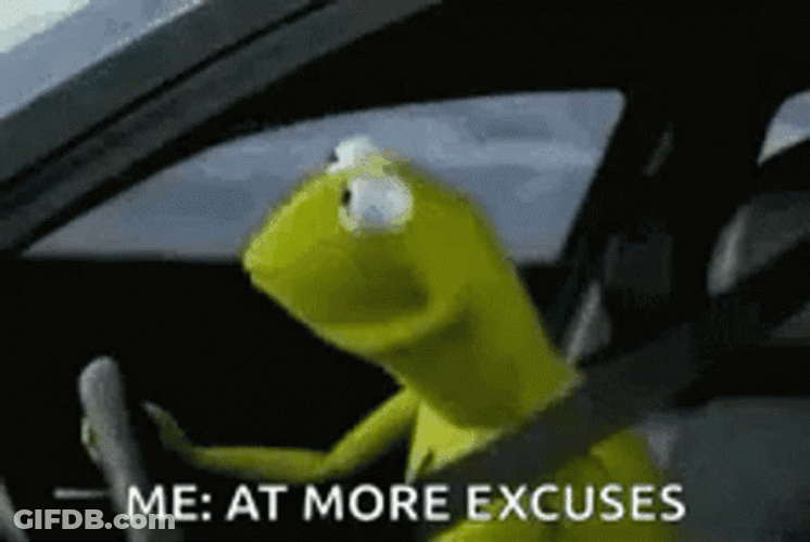 Looking At More Excuses GIF