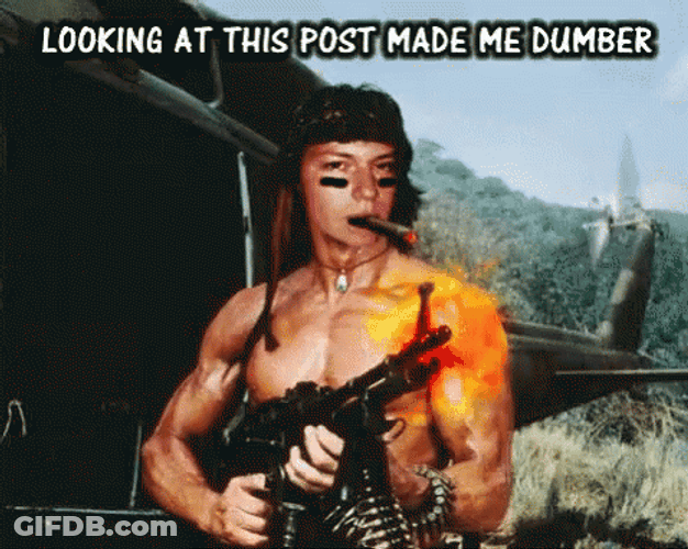Looking At This Post Rambo Machine Gun GIF