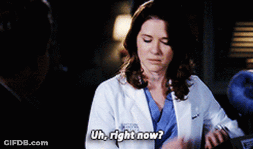 Looking At Watch Amelia Shepherd Right Now GIF