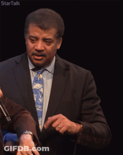 Looking At Watch Neil DeGrasse Tyson GIF
