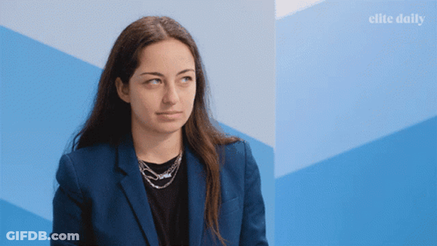 Looking At Watch Working Woman Side Eye GIF