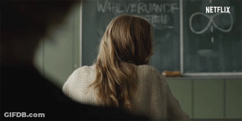 Looking Behind Franziska Doppler GIF