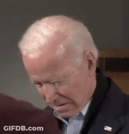 Looking Confused Joe Biden Senile Moment GIF