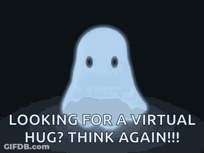 Looking For Ghost Hug Floating Ghost Cartoon GIF