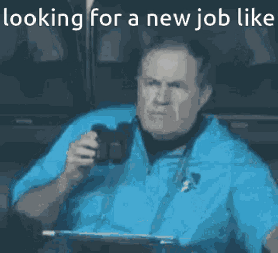 Looking For New Job Funny Old Man Spying GIF