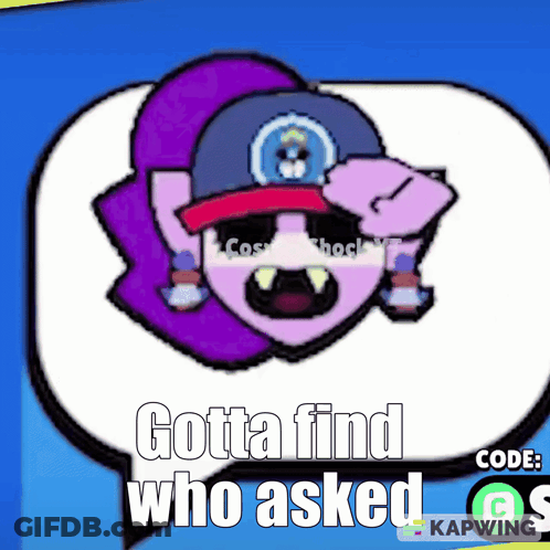 Looking For Who Asked On Black Background GIF