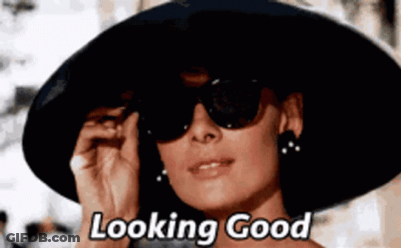 Looking Good Audrey Hepburn GIF