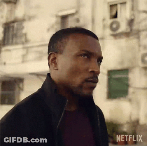 Looking Up Dushane While Walking GIF