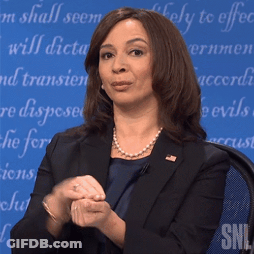 Looks Like Maya Rudolph Funny Gestures GIF