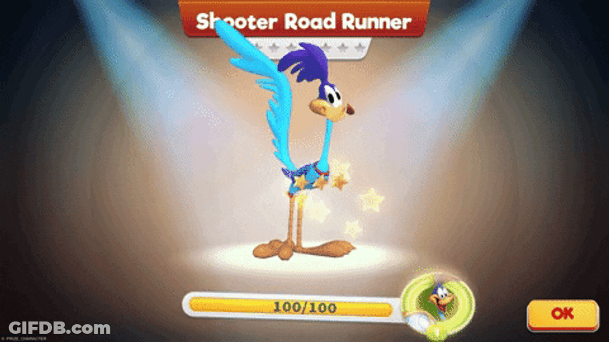 Looney Tunes Character Shooter Road Runner GIF