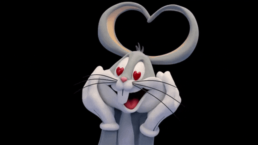 Looney Tunes Heart Eyes GIF
