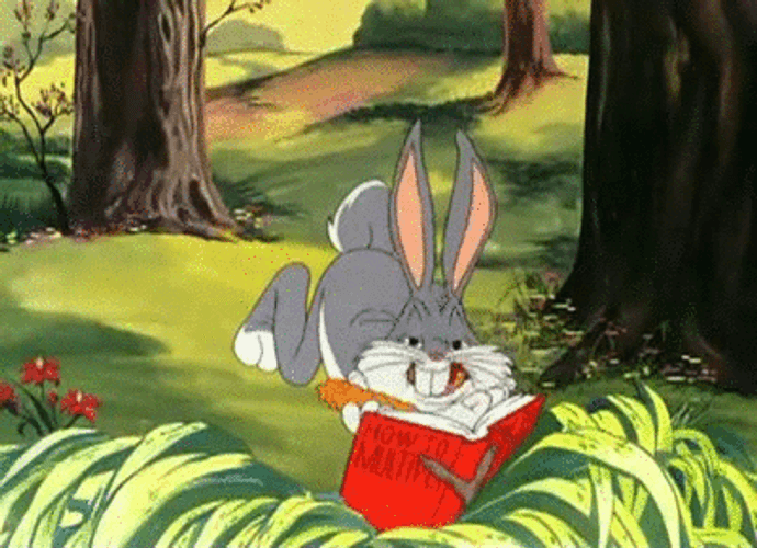 Looney Tunes Reading Book GIF