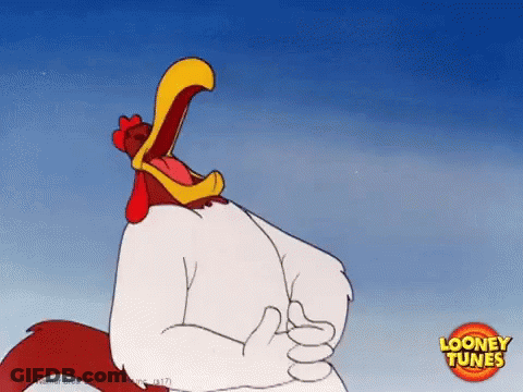 Looney Tunes Rooster Thumbs Up GIF