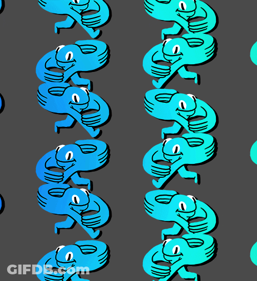 Loop Animated Frog Dance GIF