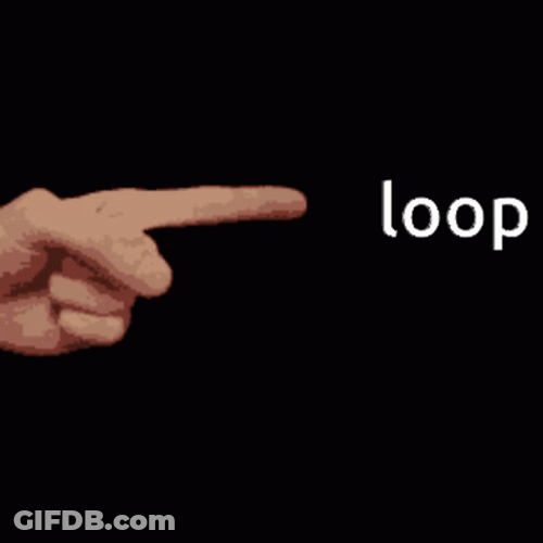 Loop Infinite Point Finger GIF
