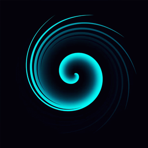 Loop Neon Wave Vortex GIF