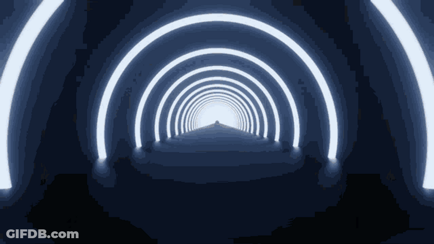 Loop Tunnel Blender Animation GIF