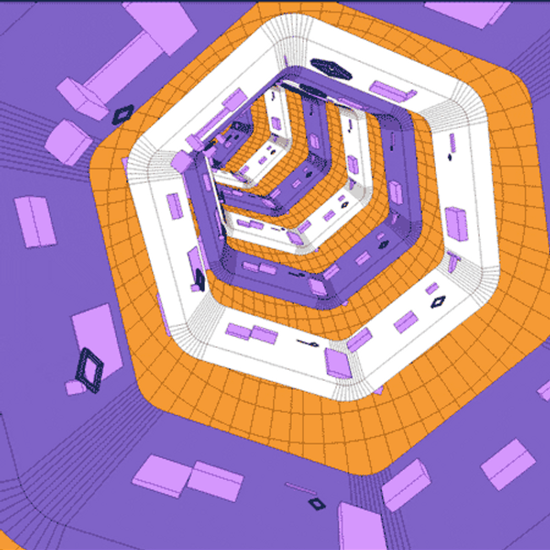 Loop Tunnel Design Motion GIF