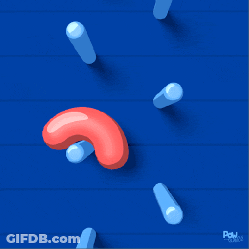 Loop Wobbly Sausage Hanging GIF