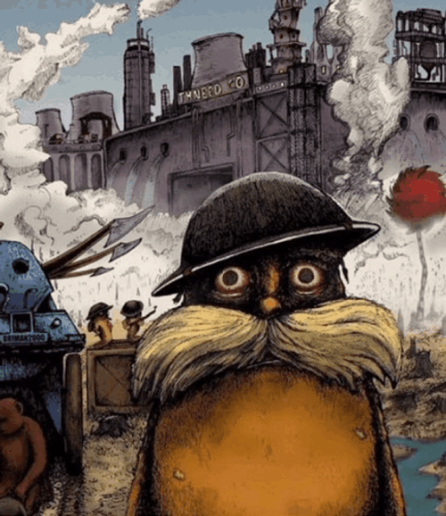 Lorax Depressing Face Reaction GIF