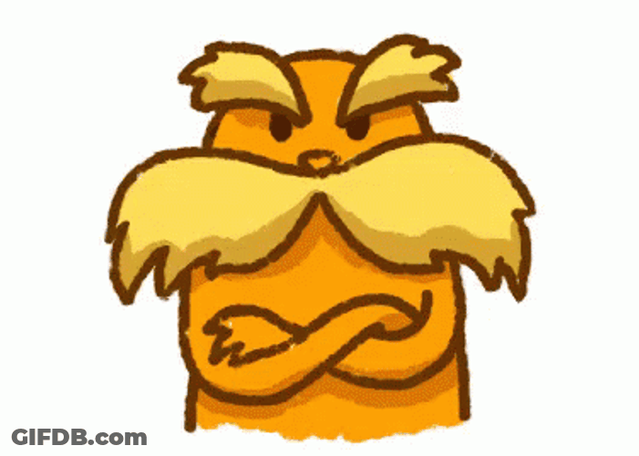 Lorax Moving Sticker Version GIF