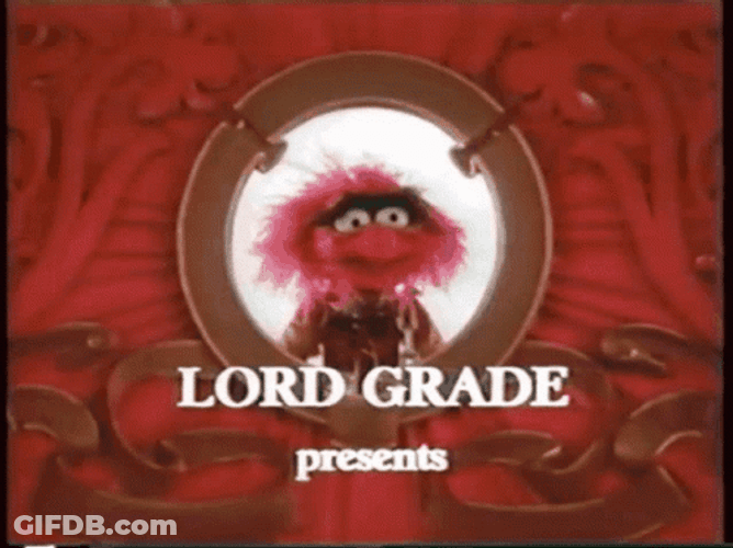 Lord Grade Muppets Animal GIF
